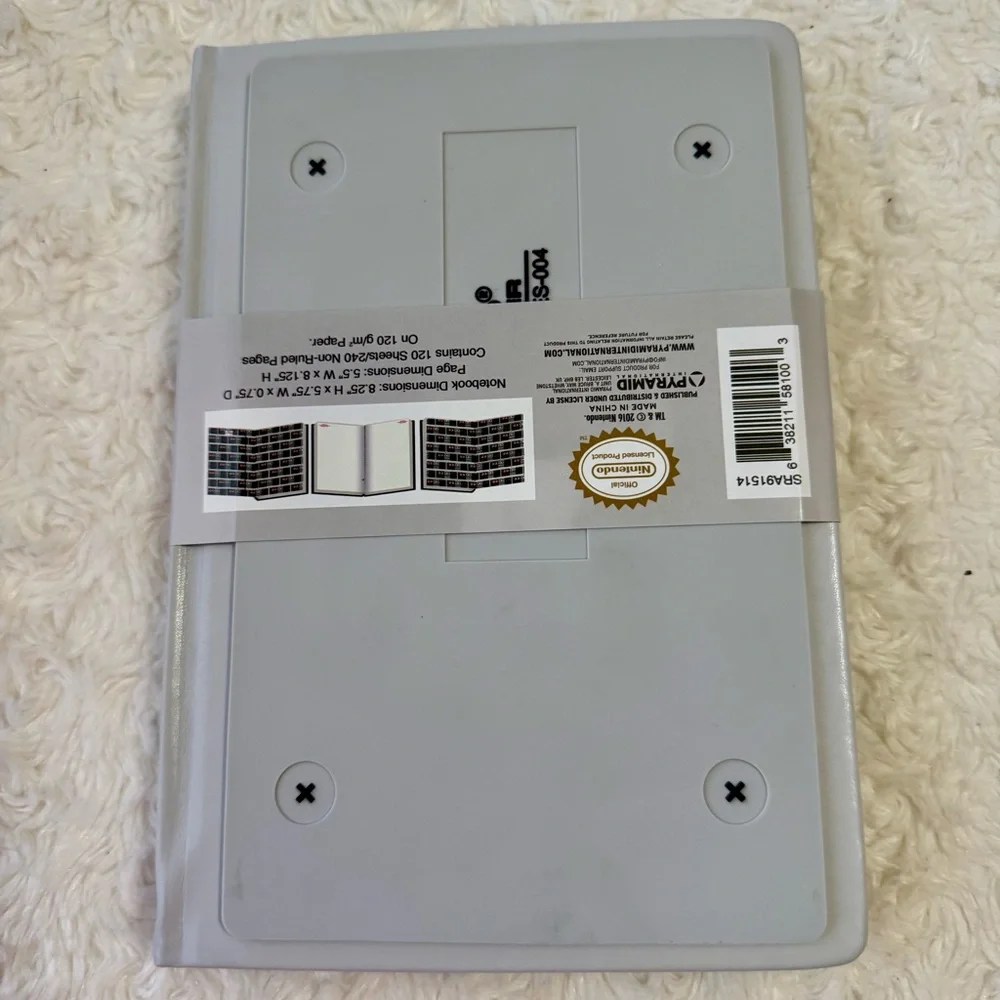 Nintendo NES Controller Notebook - Black, Red, and Gray